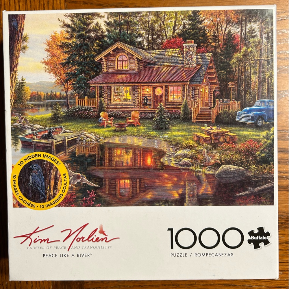 Peace Like a River 1000-Piece Puzzle w/ hidden images